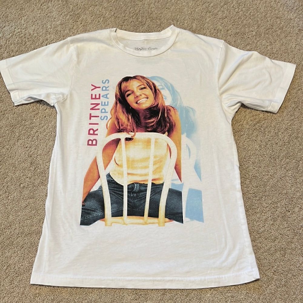 Britney Spears T-Shirt Size Small 100 % Cotton In Good Condition